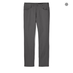 Men's Straight Leg 5 Pocket Grey Twill Pants